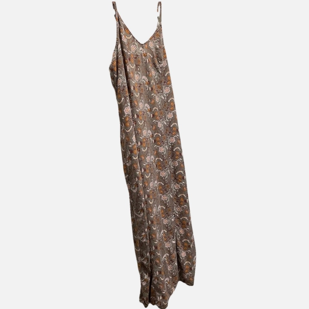 Wallflower Maxi Dress  Large Midi Neutral Paisley (Jrs L/Women's M)